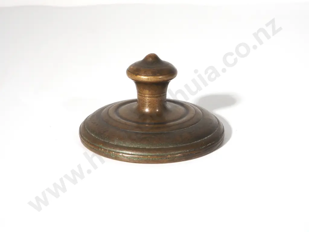 Antique Brass Paper Weight Image 1++