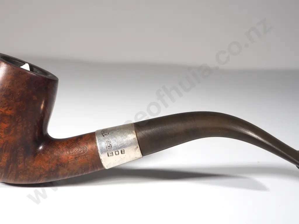 Loewe & Co Sterling Silver Pipe: 1904 Image 1++