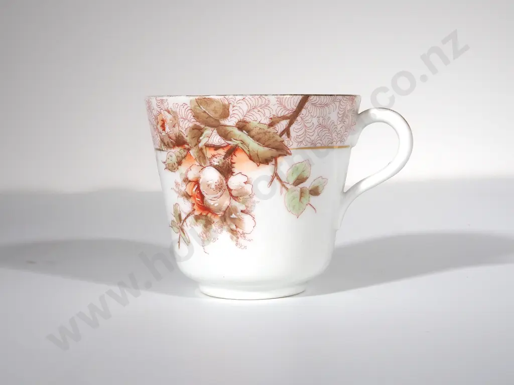 Gentleman's Tea Cup W Moustache Protector Image 1++