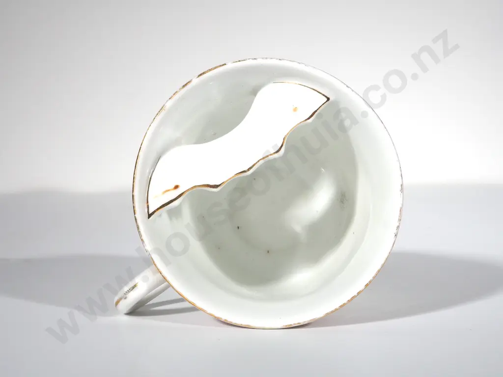 Gentleman's Tea Cup W Moustache Protector Image 1++