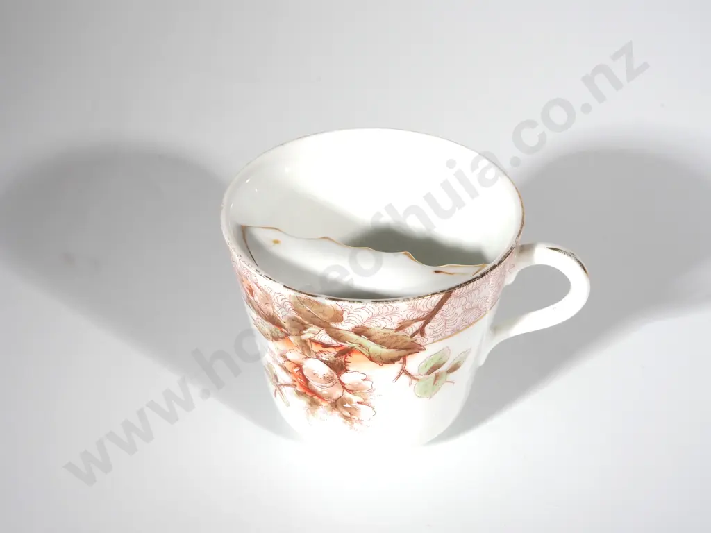 Gentleman's Tea Cup W Moustache Protector Image 1++