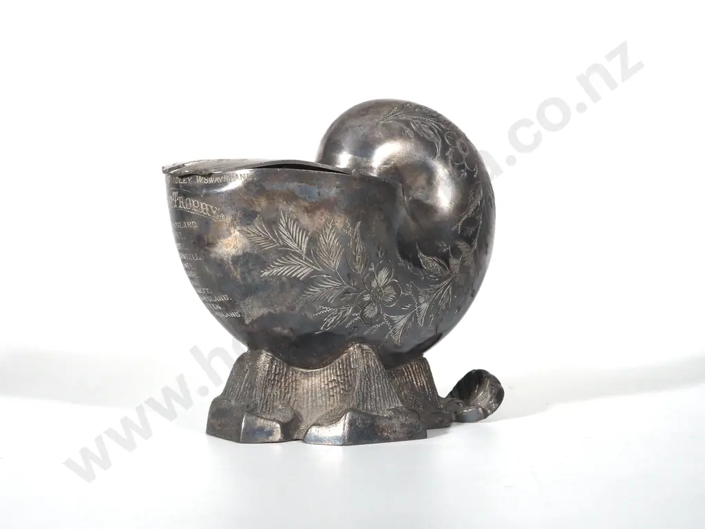 S/P Nautilus Spoon Warmer: The Coopers Trophy Image 1++