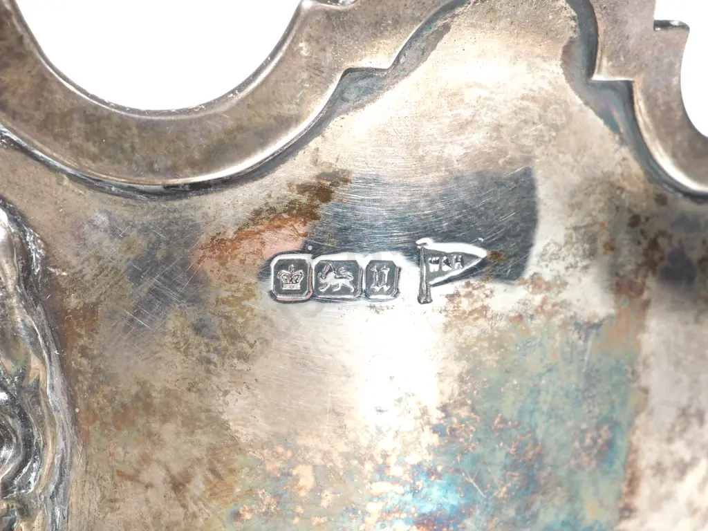 Heavy Sterling Silver Walker & Hall New Zealand Dog Trial Trophy Image 1++
