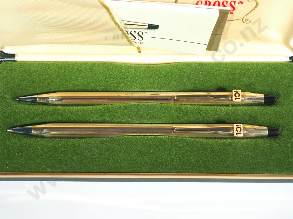 Boxed Gold Plated Cross Pen Pencil Set  Image 1++