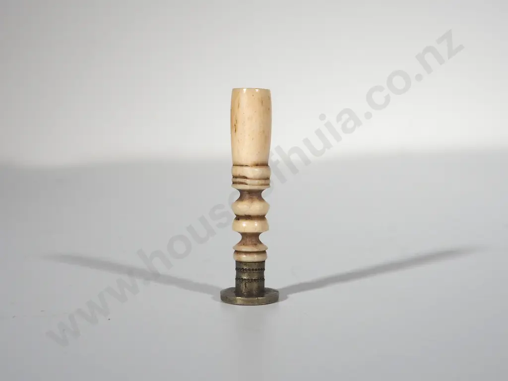 Rare Antique Napoleon Bonaparte Wax Seal w Bone Handle Image 1++
