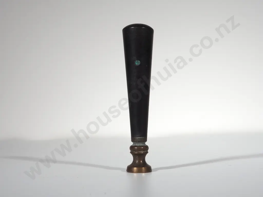 Wood Handled Brass Seal Image 1++