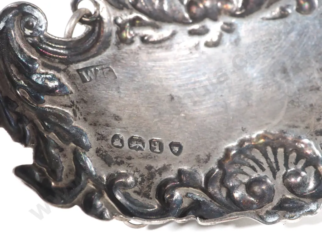 Sterling Silver Hallmarked Sherry Decanter Label Image 1++