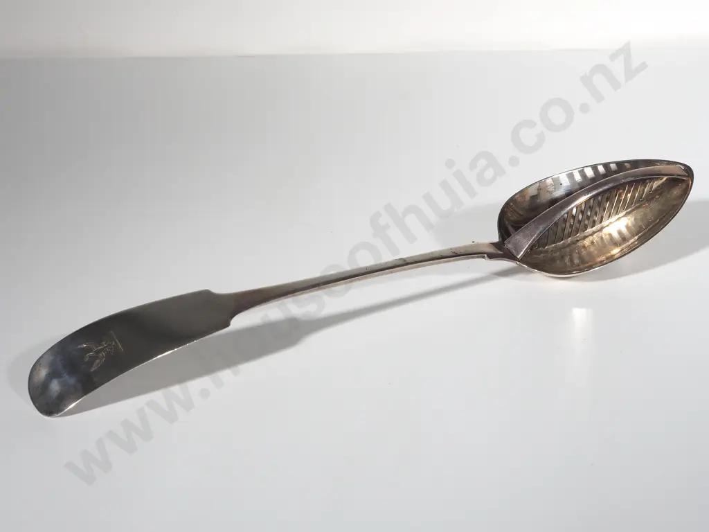 Sterling Silver Gravy Strainer George IV 1829 Dublin Image 1++