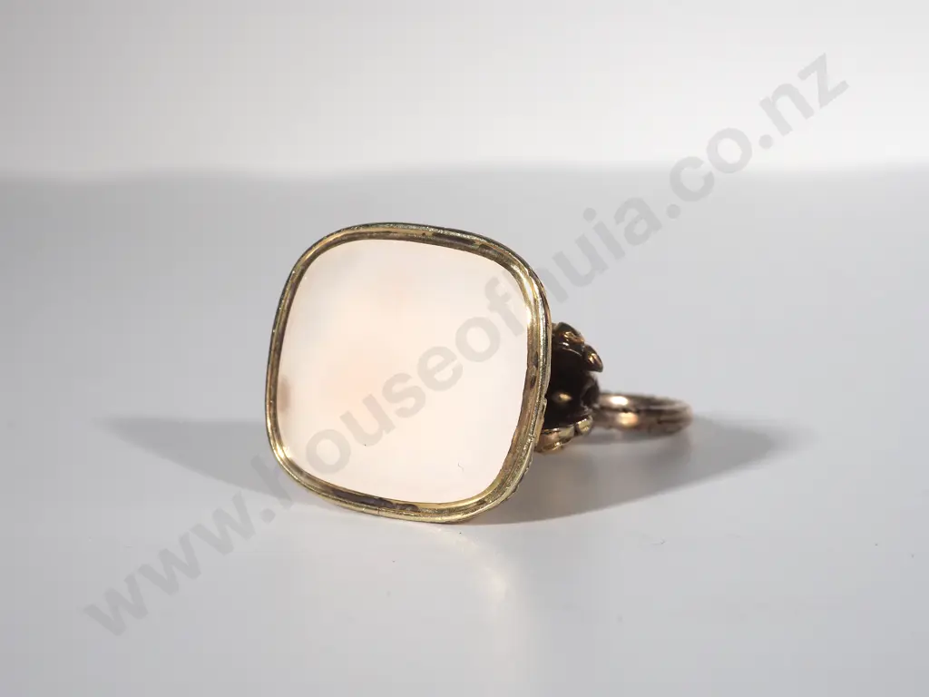 Highly Ornate Fob Seal w Large Jump Ring Image 1++