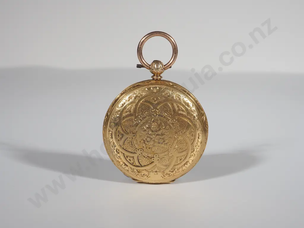 Antique 18ct Gold Hallmarked Pocket Watch Image 1++