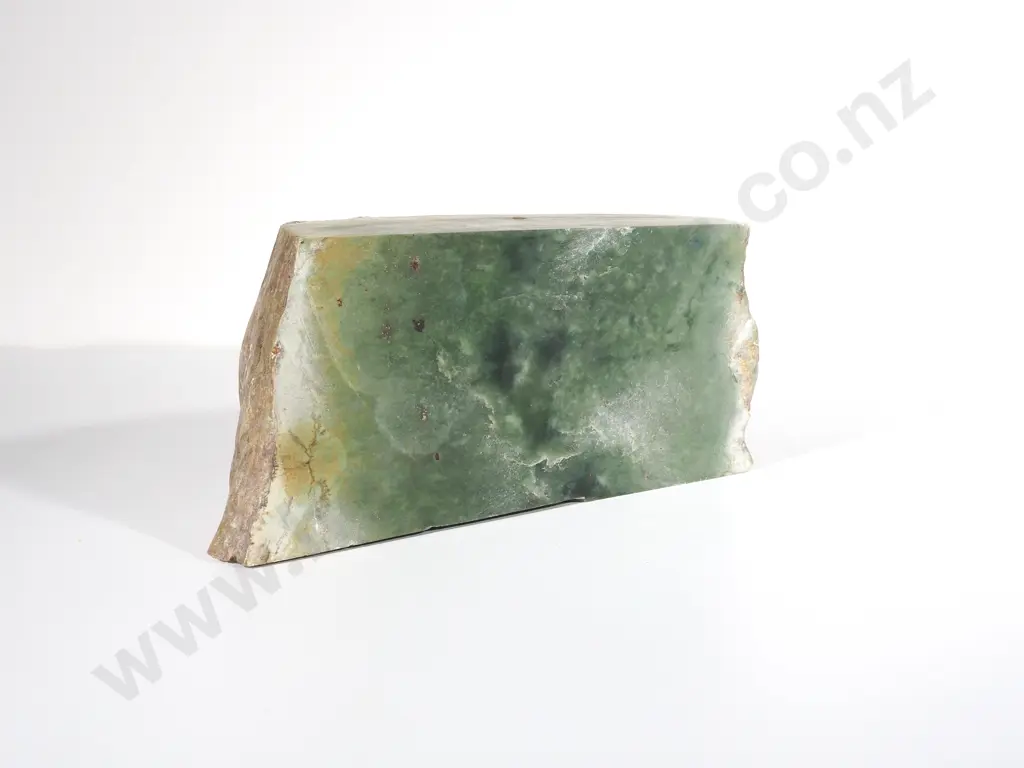 Deep Green Lump of Greenstone Boulder: Inanga 7.5 Pounds Image 1++