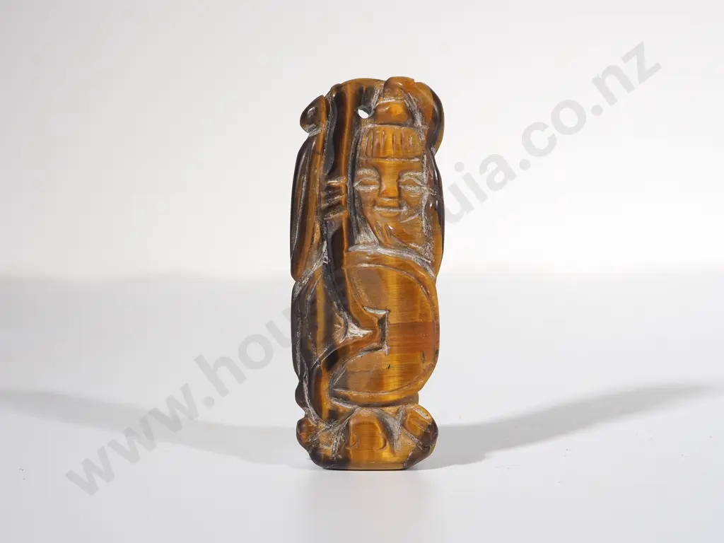 Small Carved Tigers Eye Idol / Icon Image 1++