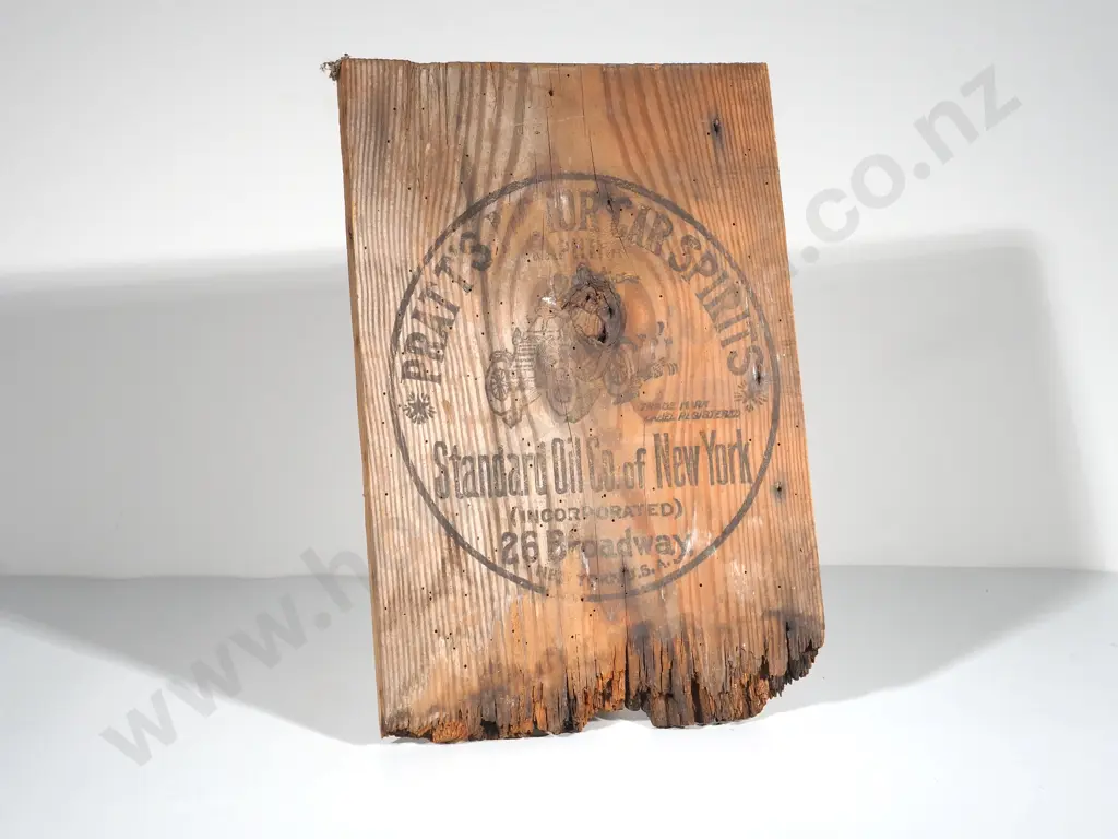 Pratts Motorcar Spirits: Antique Crate End Image 1++