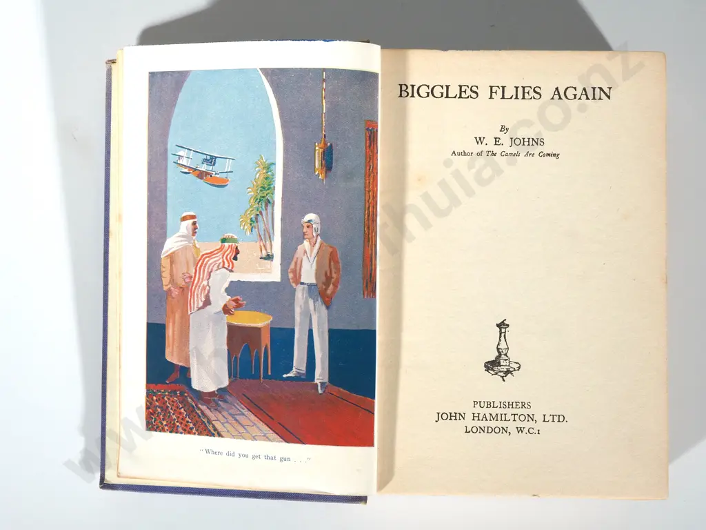 Biggles Flies Again - by W. E. Johns: First Edition Image 1++