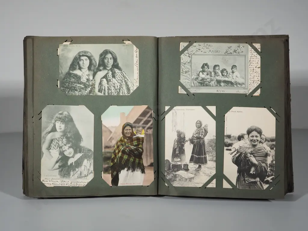 Historic New Zealand Postcard Album: 1900-1910 Dated Image 1++