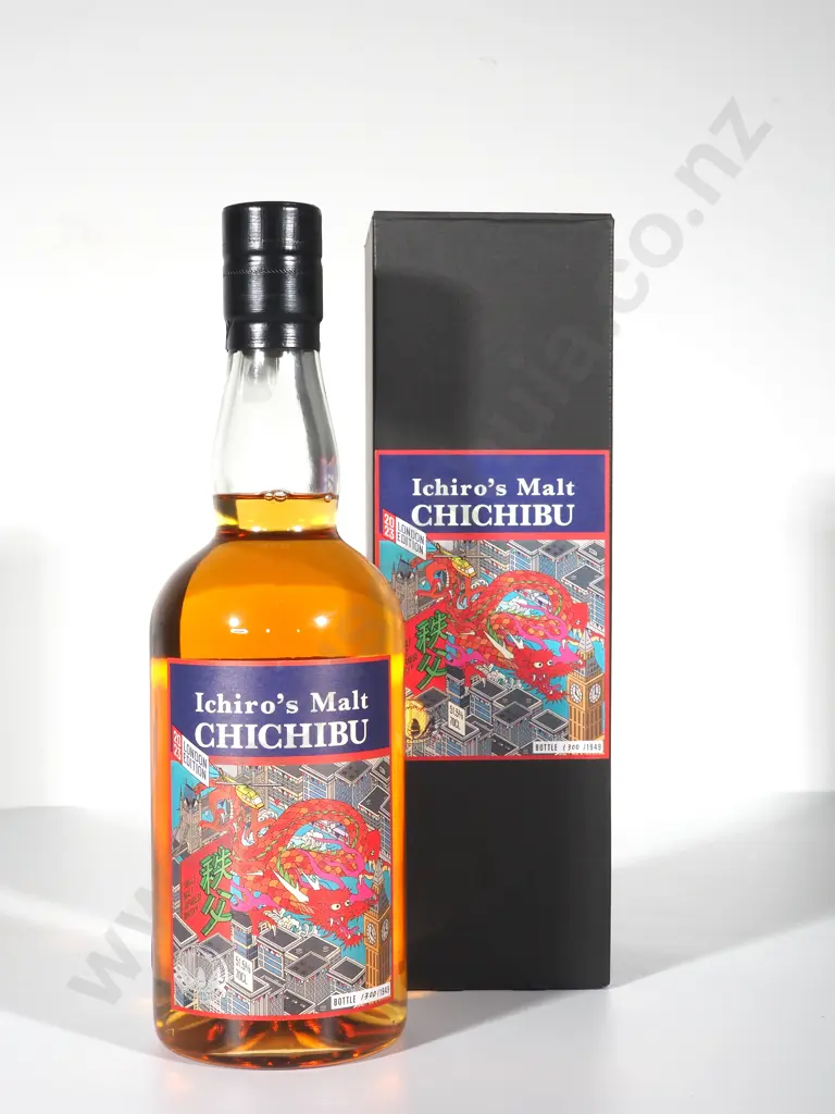 Ichiro’s Malt Chichibu London Edition 2023 Japanese Single Malt Whisky: Bottle 1300/1949 Image 1++