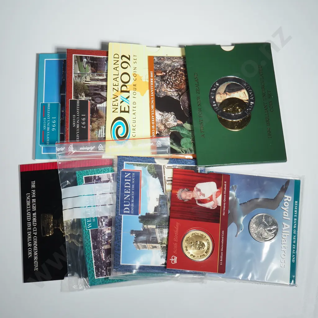 Ten New Zealand UNC Coin Sets  Image 1++