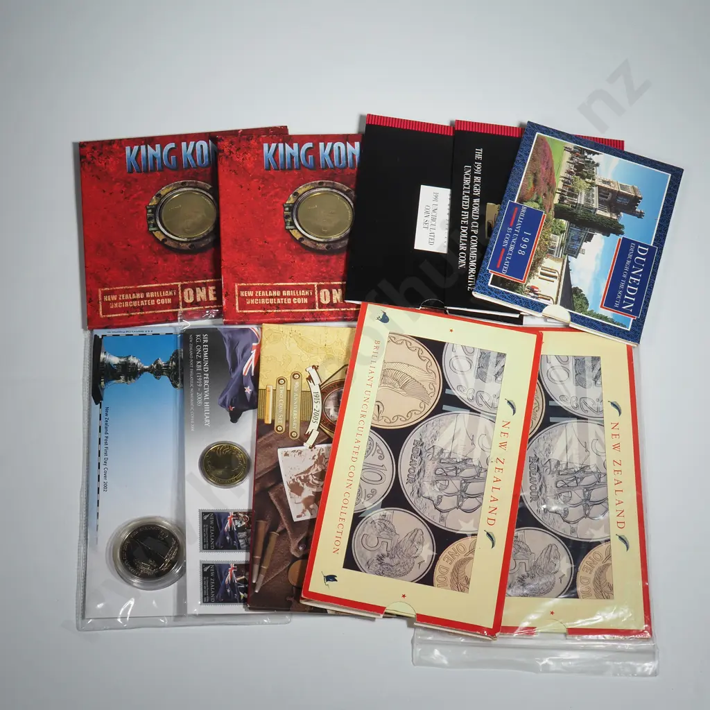 10 New Zealand UNC Coin Sets  Image 1++