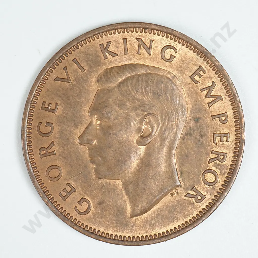 1940 New Zealand Halfpenny  Image 1++