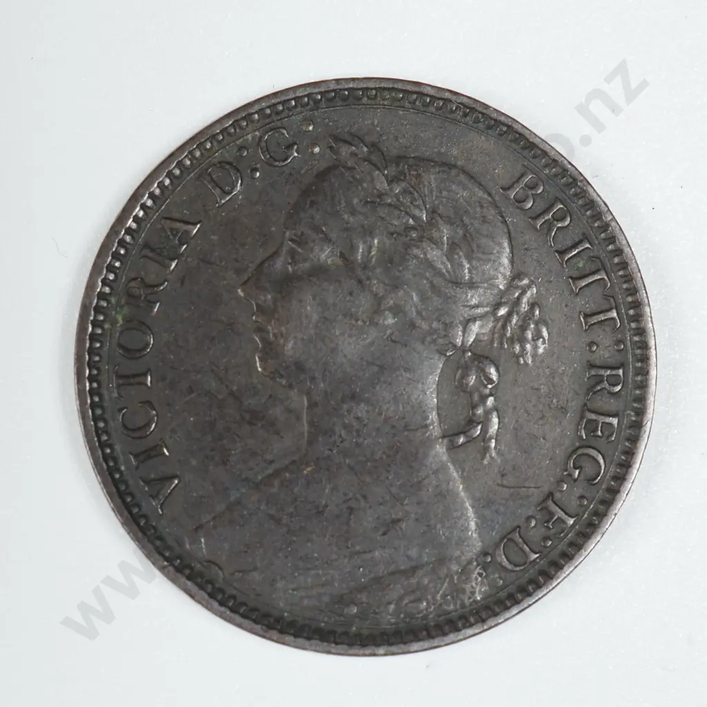 1881 United Kingdom Farthing  Image 1++