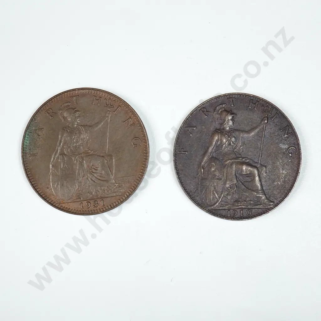 1910/1932 United Kingdom Farthings  Image 1++