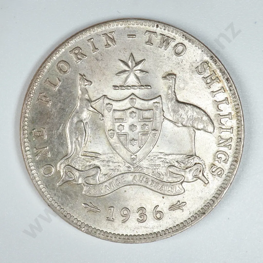 1936 Australian Florin - Better Grade  Image 1++