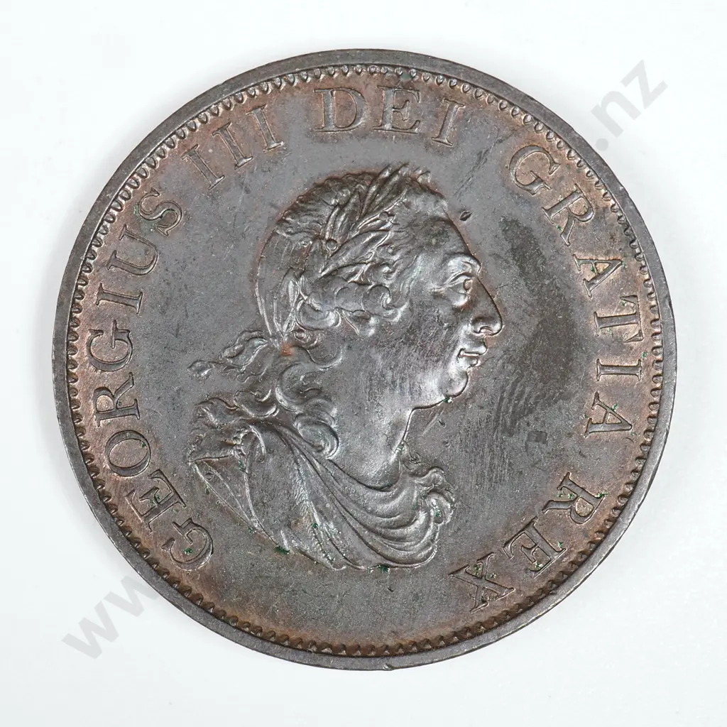 1799 United Kingdom Half Penny - Better Grade  Image 1++
