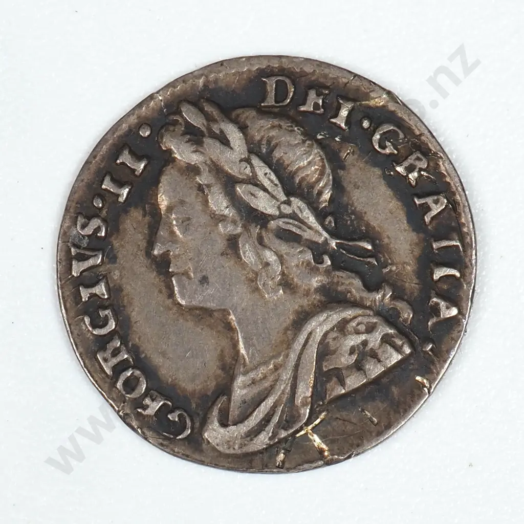 1737 United Kingdom Silver One Penny  Image 1++