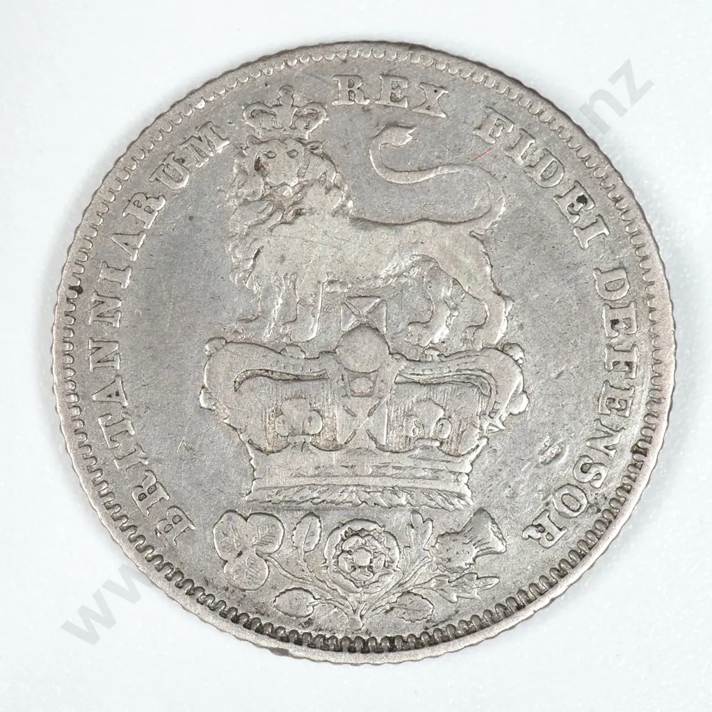1826 United Kingdom Sixpence  Image 1++