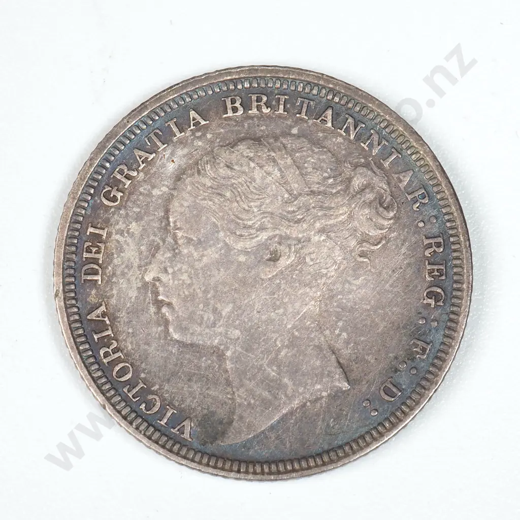 1881 United Kingdom Sixpence - Better Grade  Image 1++
