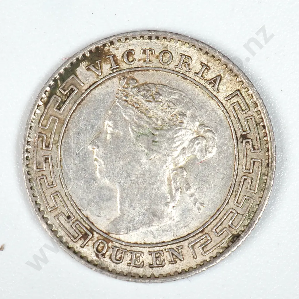 1900 Ceylon Ten Cents  Image 1++