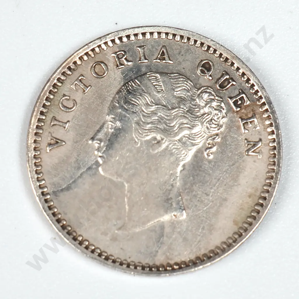 1841 East India Company Two Annas - Better Grade  Image 1++