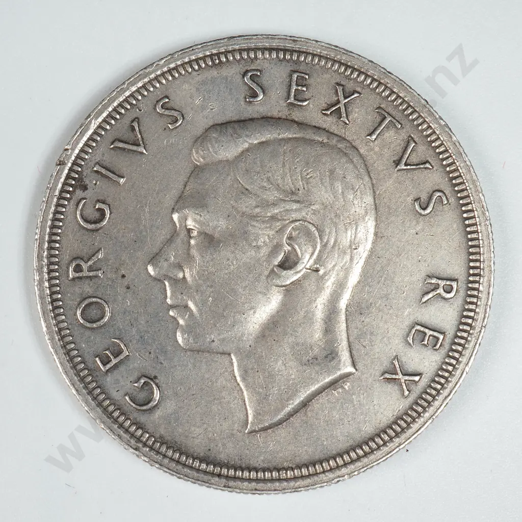 1948 South Africa 5 Shilling - .800 Silver  Image 1++
