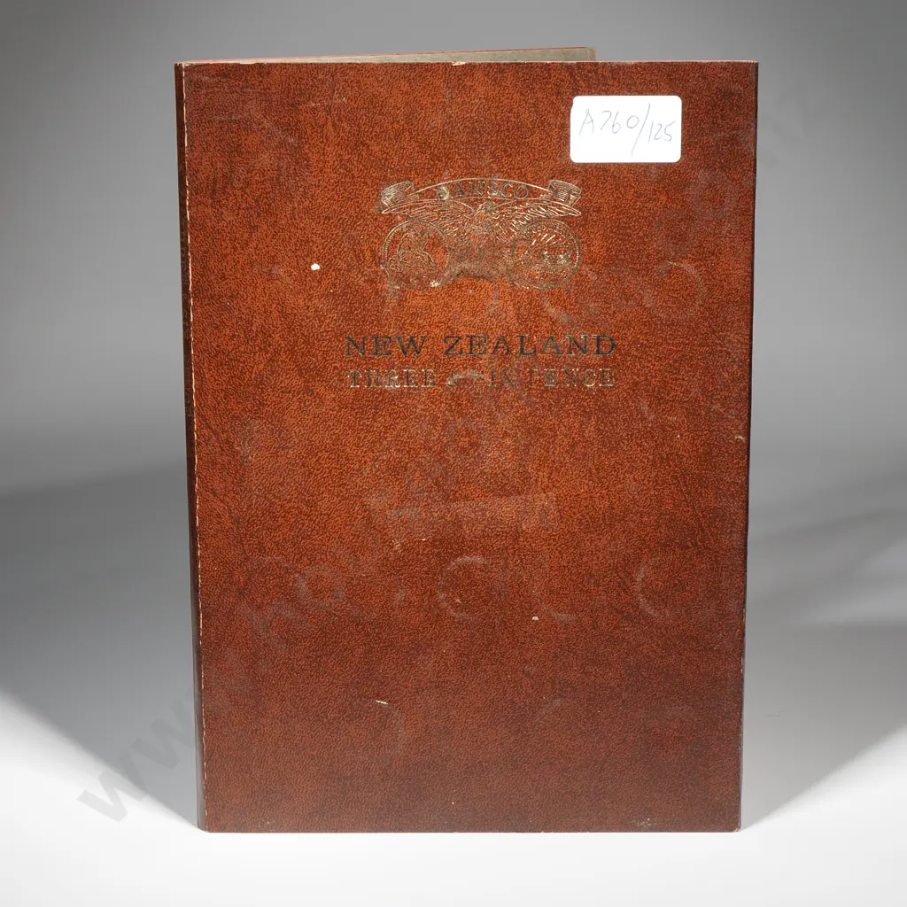 Dansco New Zealand Threepence & Sixepnce Album - Mostly Complete - No 1935 Image 1++