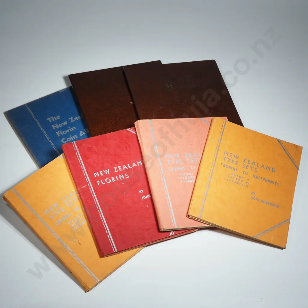 Five Vintage Empty Coin Albums Image 1++