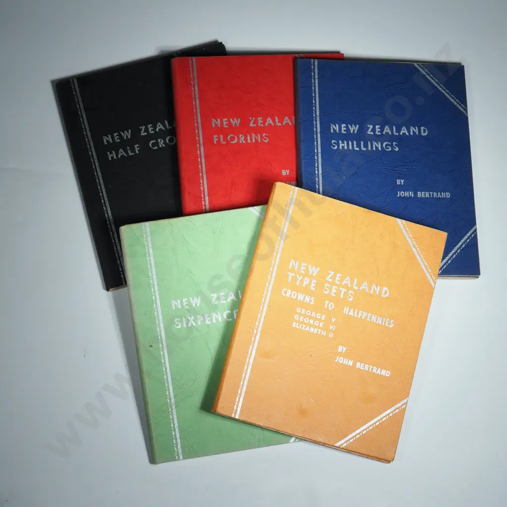 Five Bertrand Coin Album Sets - All Incomplete  Image 1++