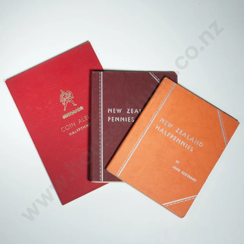 Three New Zealand Coin Sets - Complete Halfpenny & Incomplete Halfpenny & Complete Penny (Nice Coins) Image 1++