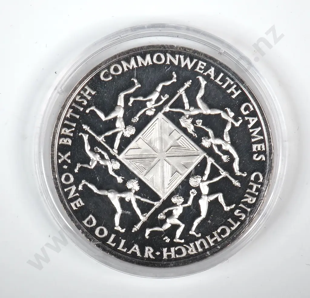 1974 27.22 Gram Sterling Silver New Zealand Proof Coin  Image 1++