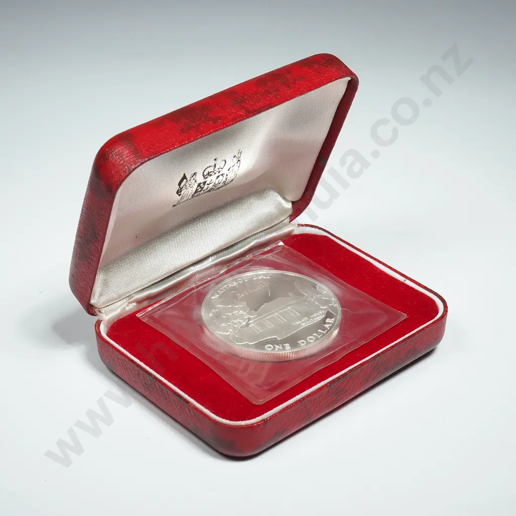 New Zealand Proof One Dollar Coin  Image 1++
