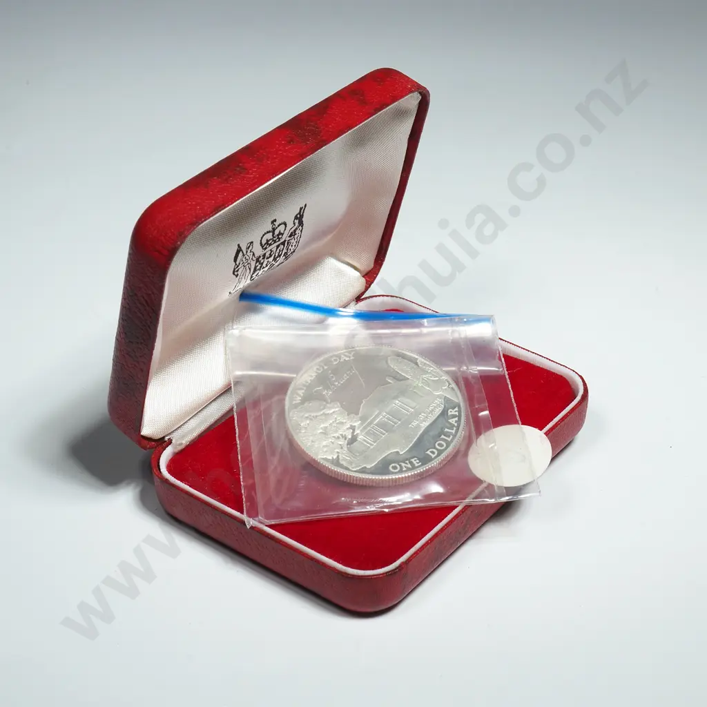 New Zealand Proof One Dollar Coin  Image 1++