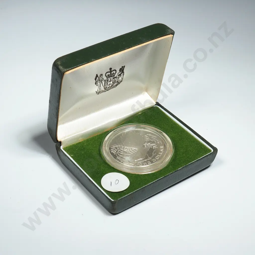 New Zealand Proof Silver One Dollar Coin  Image 1++