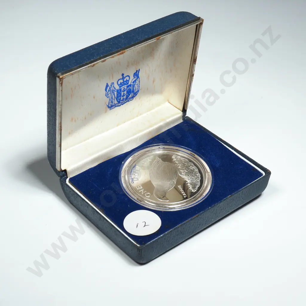 New Zealand Proof Silver One Dollar Coin  Image 1++