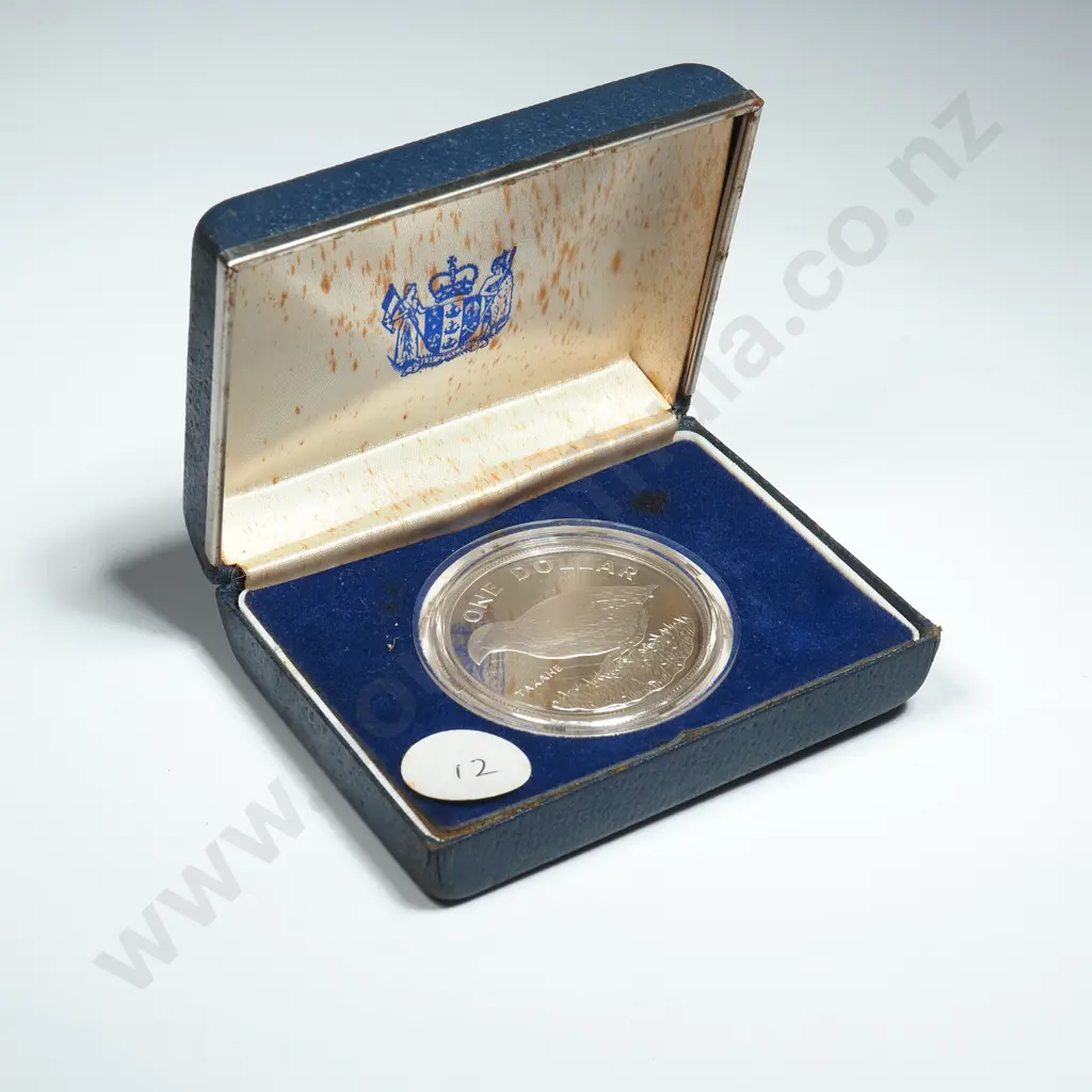 New Zealand Proof Silver One Dollar Coin  Image 1++