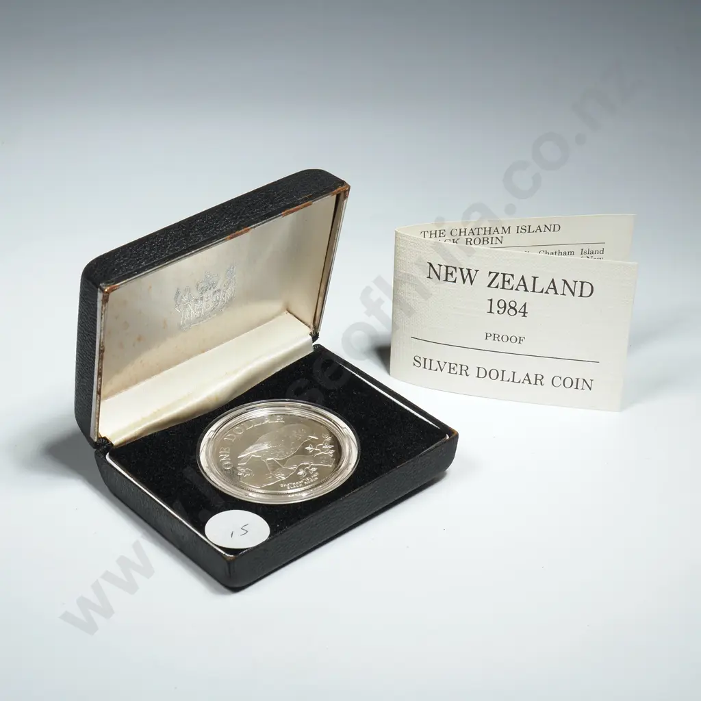 New Zealand Proof Silver One Dollar Coin  Image 1++