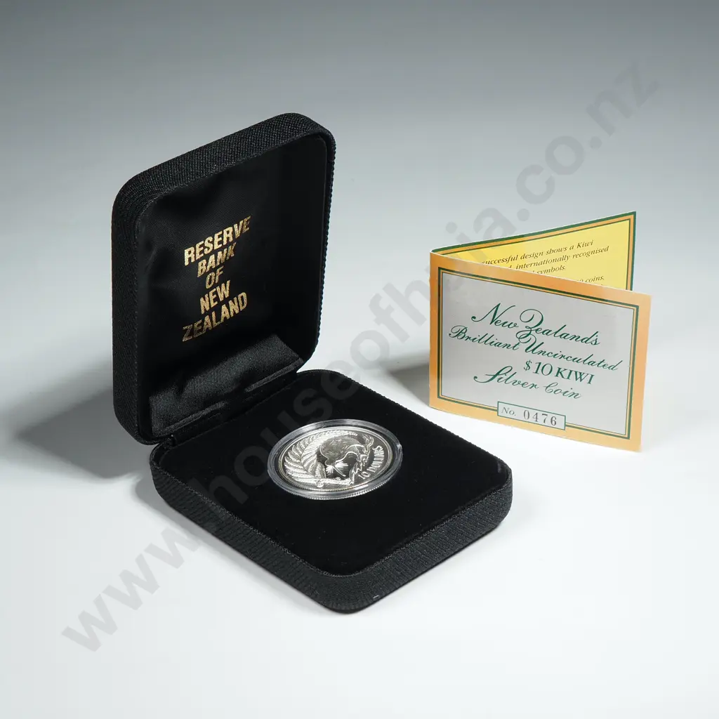 1998 New Zealand Silver Proof 10 Dollar Coin  Image 1++