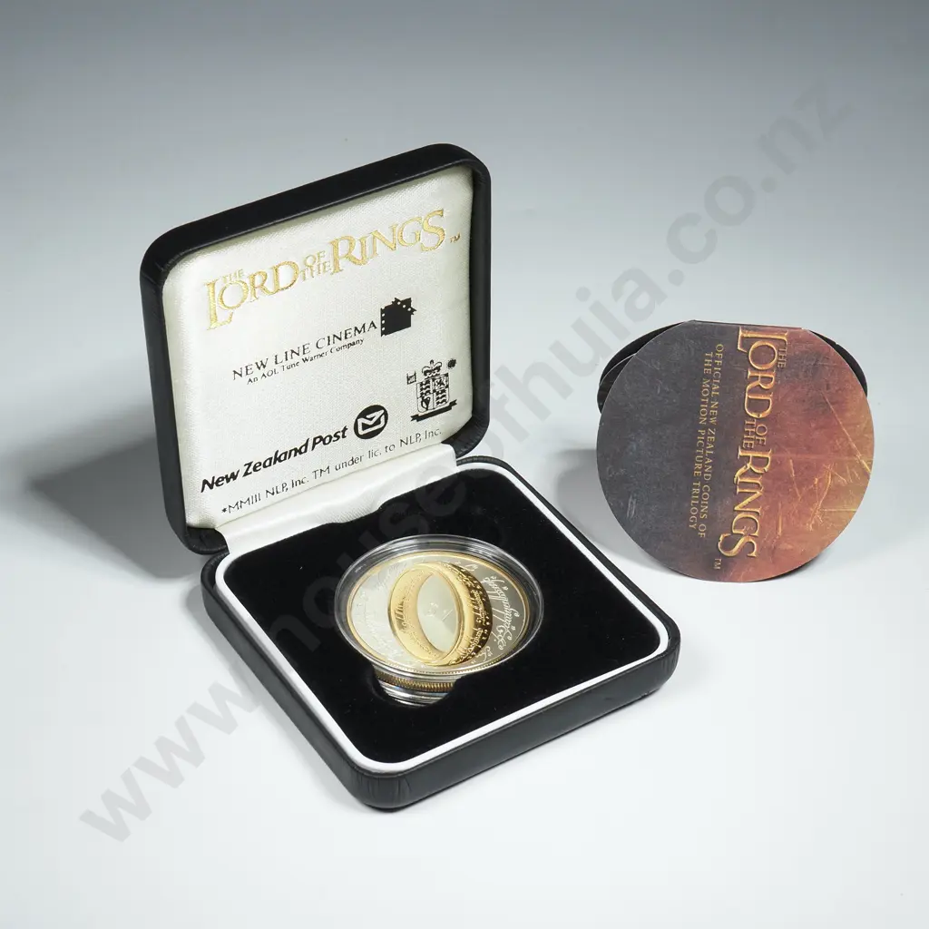 2003 New Zealand Silver Proof Lord of the Rings Coin  Image 1++