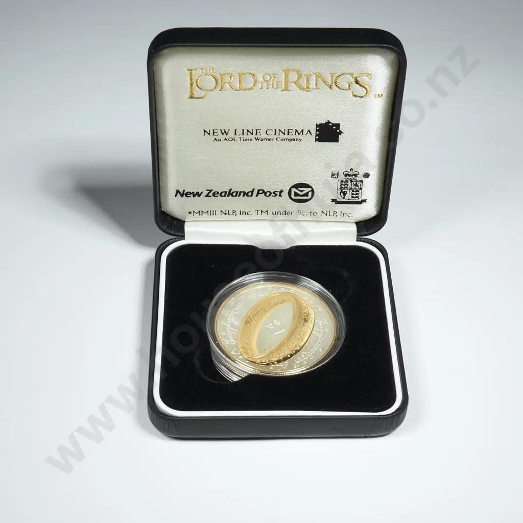 2003 New Zealand Silver Proof Lord of the Rings Coin  Image 1++