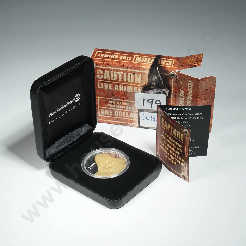 2005 King Kong One Dollar One Ounce Silver Proof Coin  Image 1++