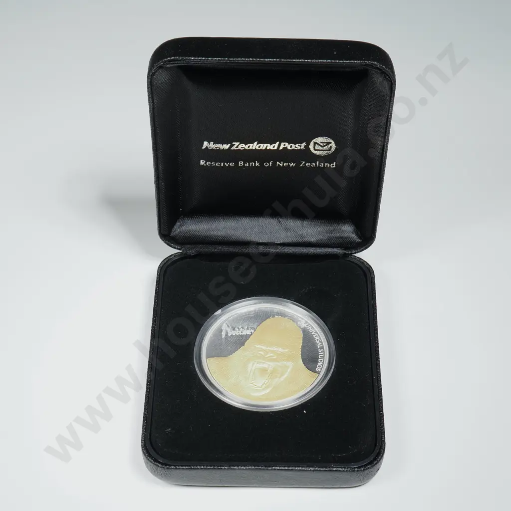 2005 King Kong One Dollar One Ounce Silver Proof Coin  Image 1++