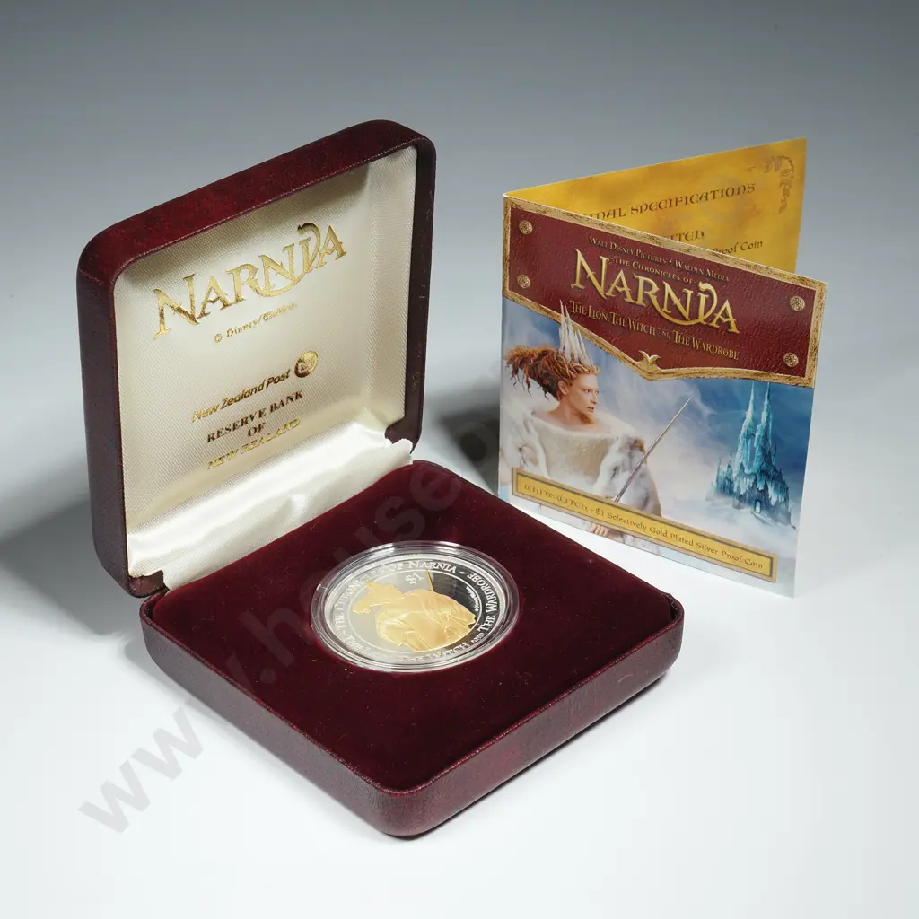 2006 Narnia Proof One Troy Ounce Silver Coin  Image 1++